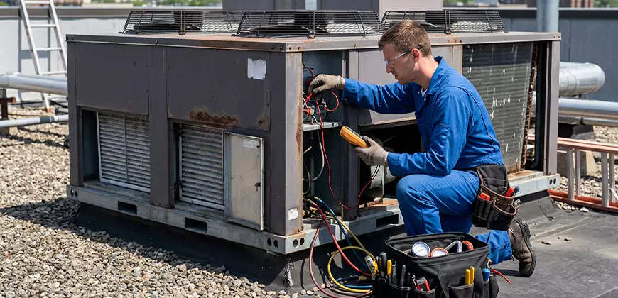 Package Unit Maintenance in Marina
