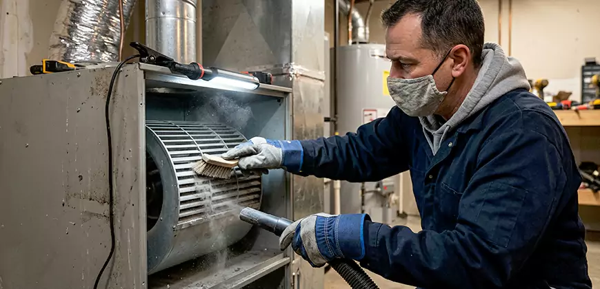 HVAC Blower Compartment Cleaning in Marina