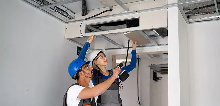 HVAC Duct Insulation Degradation in Marina